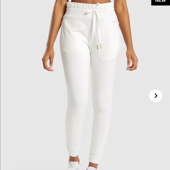 slim fit high waisted joggers